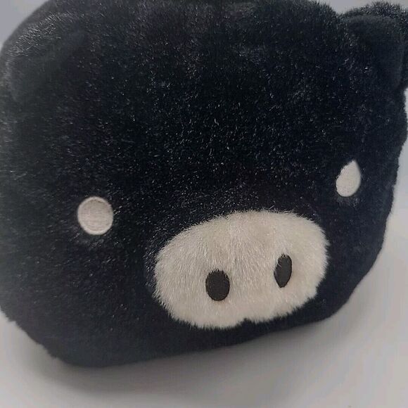 Monokuro Boo MB2410 Crown Black Pig San-x Large 10" Plush TAG Toy Doll japan - Picture 3 of 9
